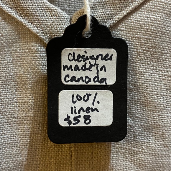 Comrags Blouse Linen Tank with Tie - Picture 3 of 3